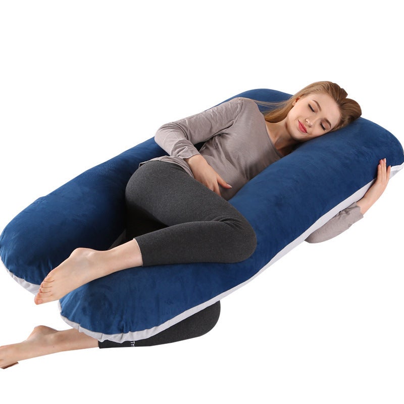 Explosions U-Shaped Pregnant Women Pillow Waist Pillow Core Side Pillow Removable Washable Breast-Feeding Pillow - Image 5